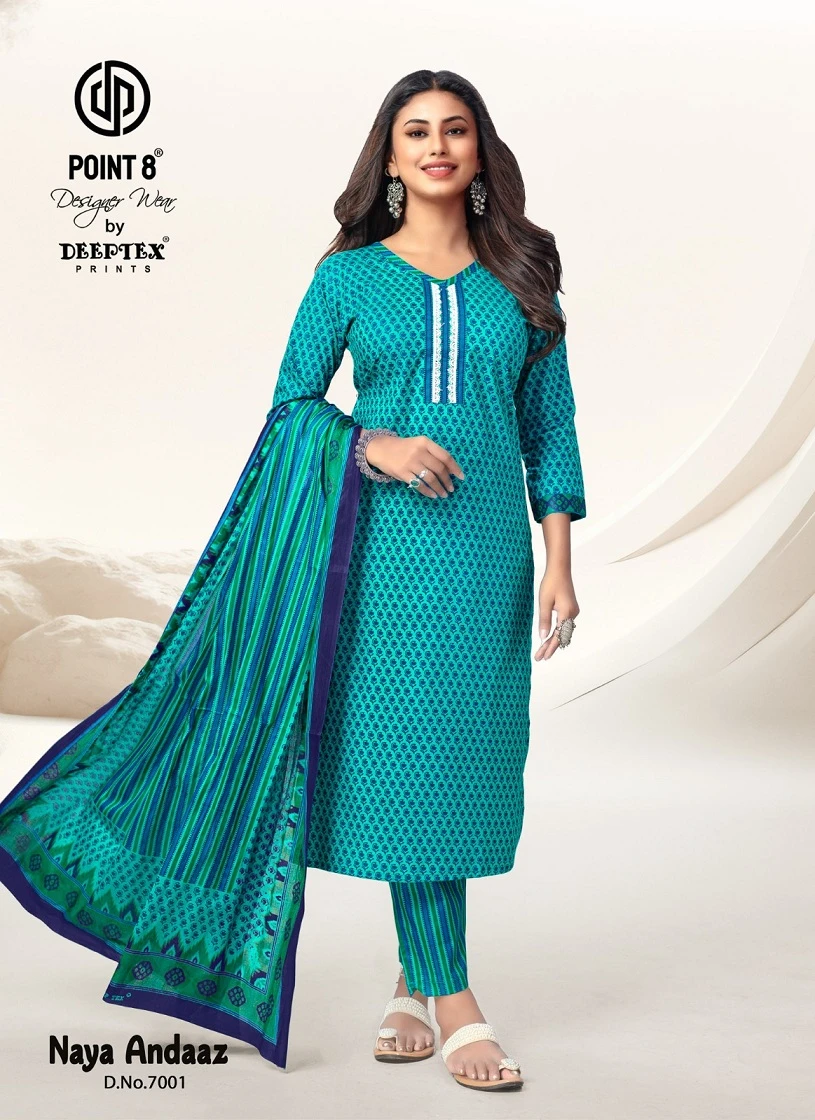 Deeptex Naya Andaz Vol 7 Cotton Wholesale Readymade Salwar Suit Catalog